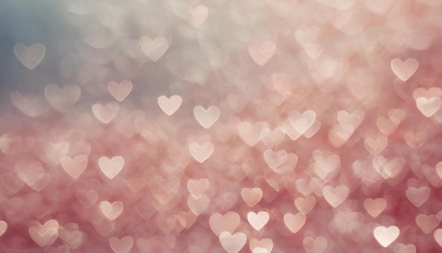 Photo heart bokeh background valentines day background