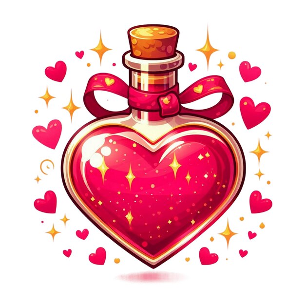 Heart Bottle Valentines