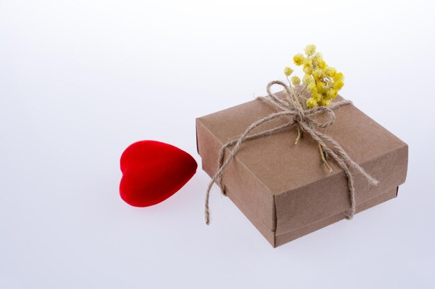 Heart and gift box