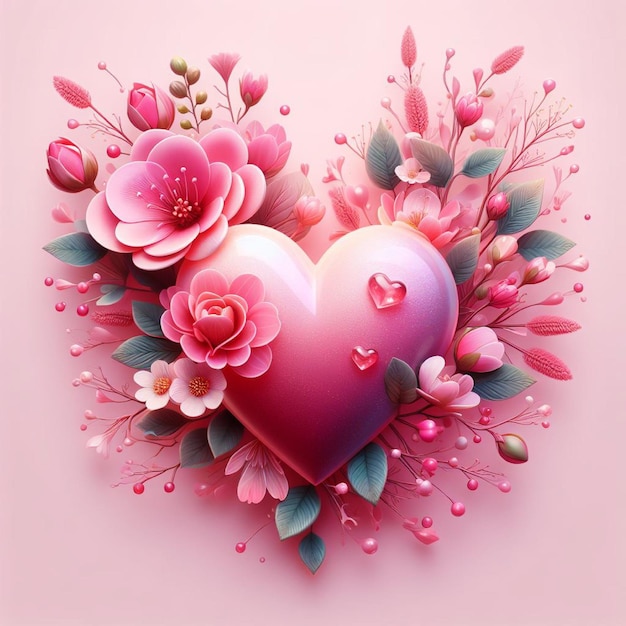 Heart Love Pink