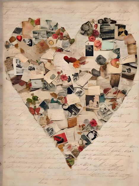 Photo a heart made of books and a book with a picture of a heart that says quot love quot