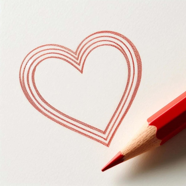 heart outlinered heartoutline illustration