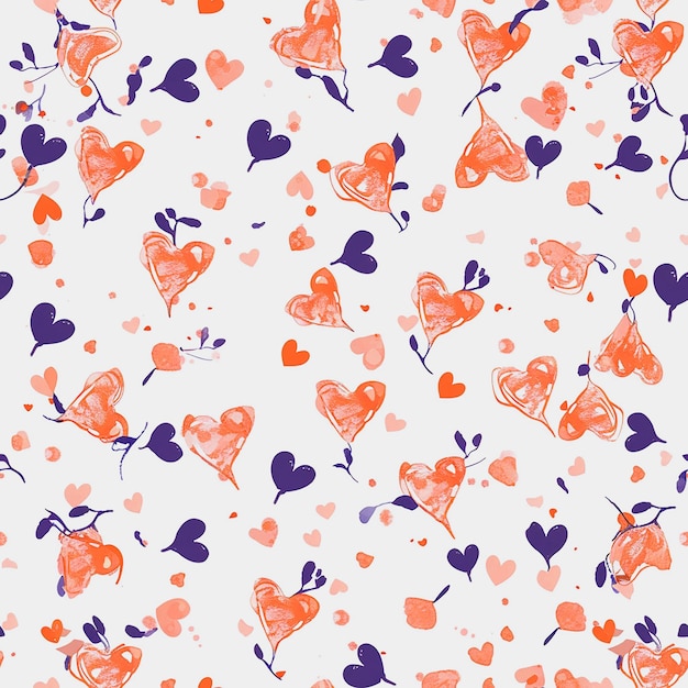 Photo heart pattern design for background social media packaging industry and digital media