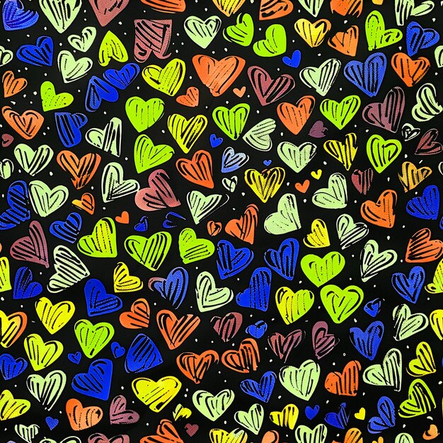 Photo heart pattern design for background social media packaging industry and digital media