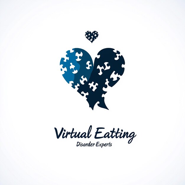 Heart Puzzle Logo for Eating Disorder Support