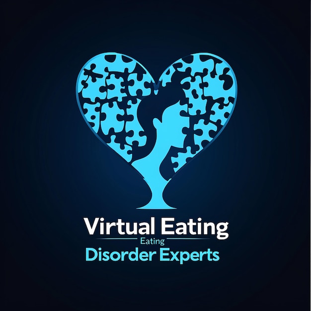 Heart Puzzle Logo for Eating Disorder Support