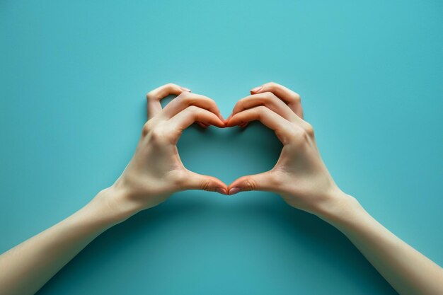 a heart shape made by hands