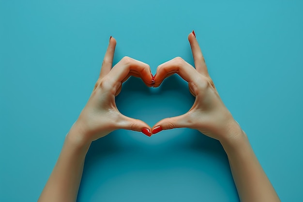 a heart shape made by hands