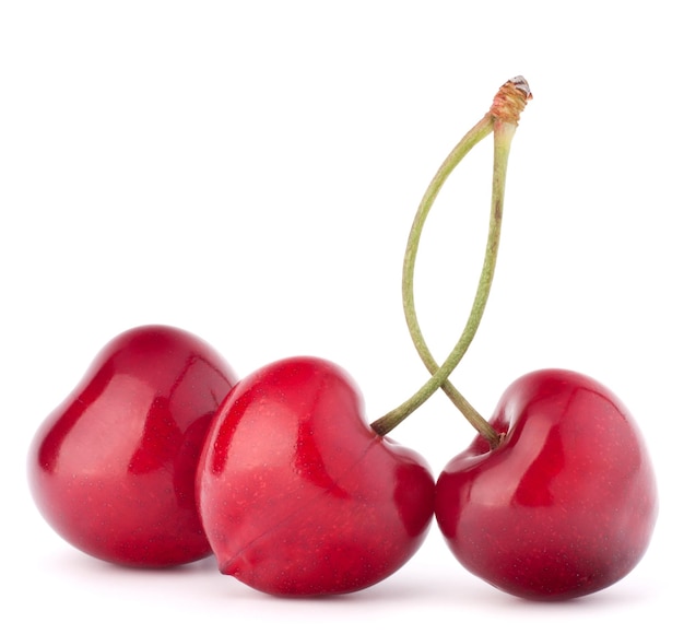 Heart shaped cherry berries