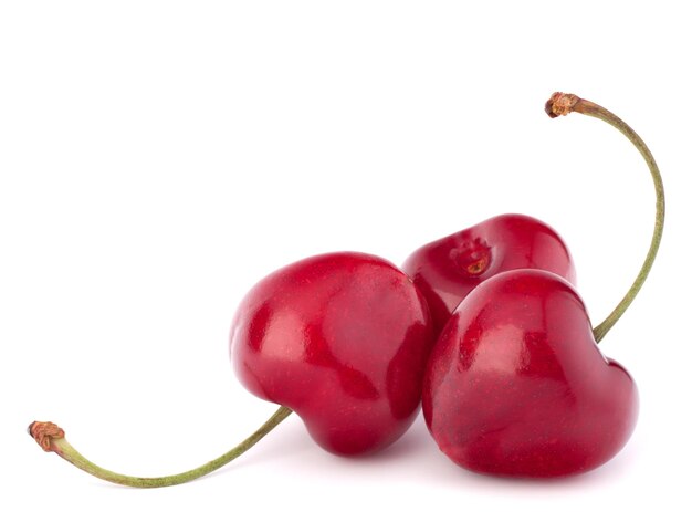 Heart shaped cherry berries