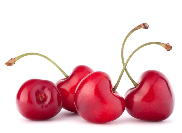 Heart shaped cherry berries