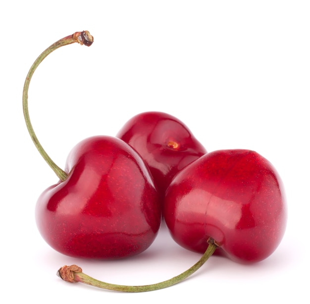 Heart shaped cherry berries