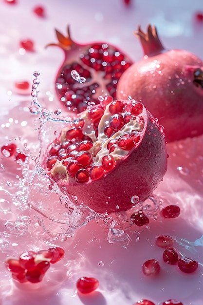 Photo a heart shaped fruit is being sprayed with water