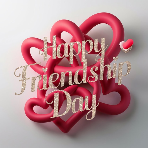 a heart shaped greeting card with a quote from friendship day