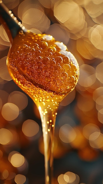 a heart shaped honey dripping from a heart shaped spoon