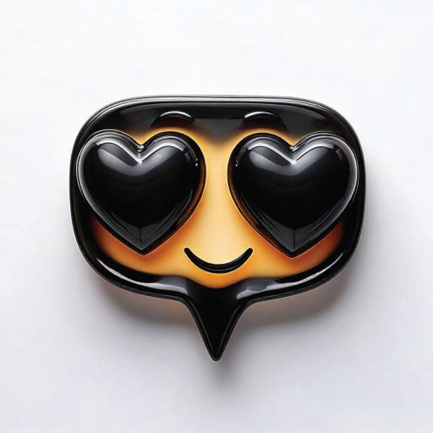 Photo a heart shaped item with a face that says  heart