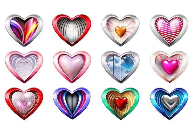 heart shaped stickers