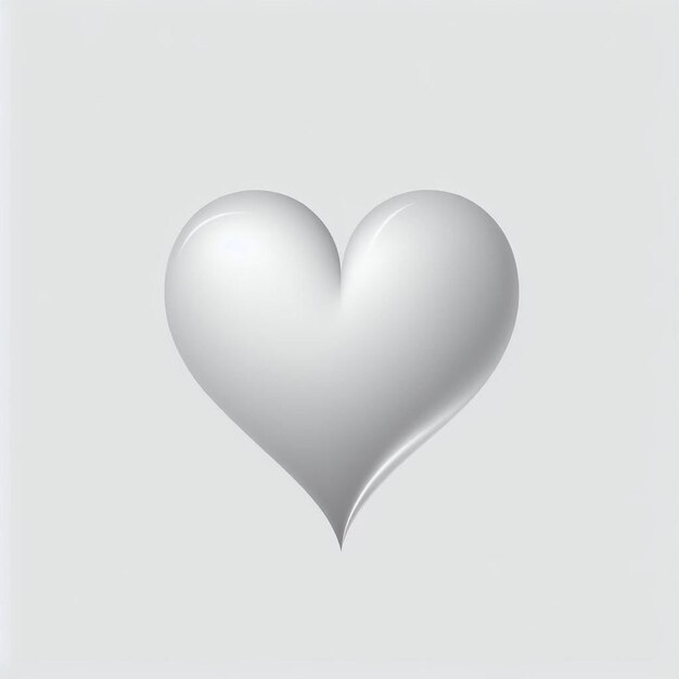 a heart that has the word love on it and white background