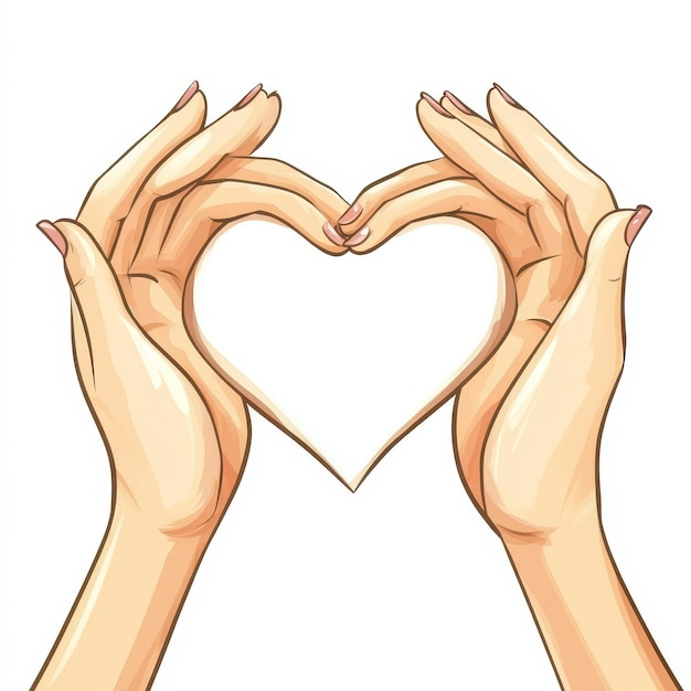 a heart with hands that say quot heart quot