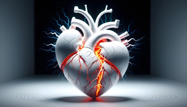 a heart with the inside of it and the inside of it