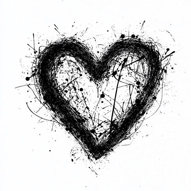 a heart with the word love on it