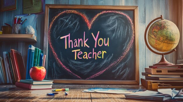 Photo heartfelt appreciation a teachers thank you