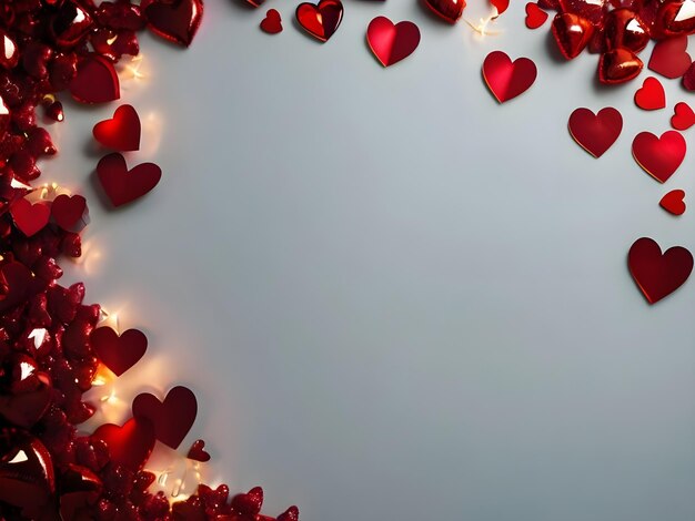 Photo hearts romantic background