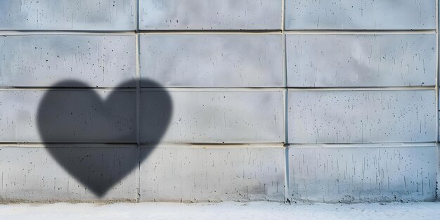 Heartshaped Shadow on Textured Wall with Love Affirmations A Simple Yet Profound Backdrop Concept Love Heartshaped Shadow Textured Wall Affirmations Backdrop