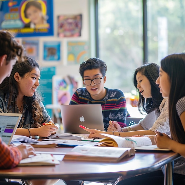 Heartwarming Photo of a Diverse Group of Students