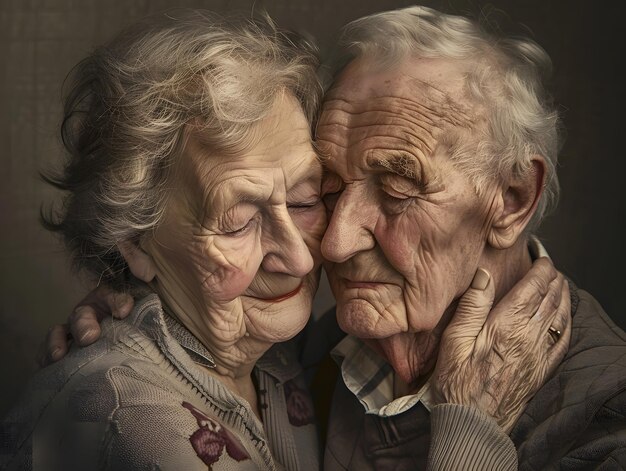 A heartwarming portrait of an elderly Australian couple