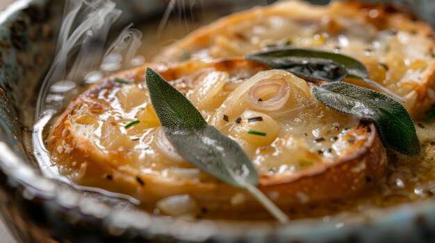 Hearty Chicken and Onion Potage with Sourdough Bread