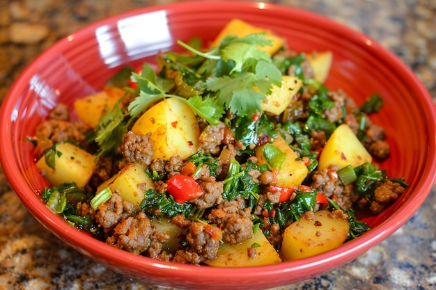 Hearty Keema Aloo with Ground Beef