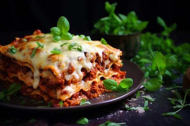 Hearty Lasagna with Crispy Edges yummy delicious LasagnaRisotto image