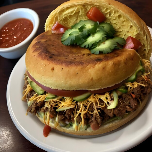 Hearty Mexican Torta Sandwich Feast