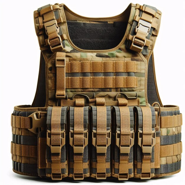 Heavy Duty Tactical Vest With Durable Straps And Padding