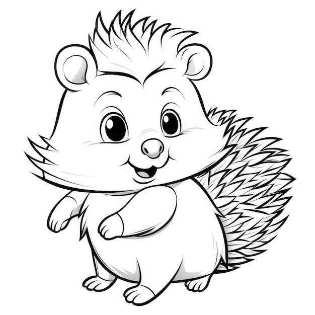 Hedgehog Haven A FunFilled Coloring Book for Kids