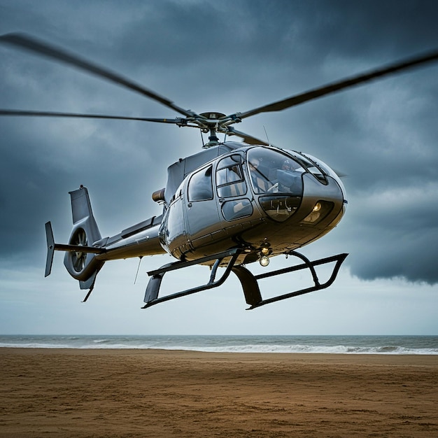 Photo helicopter chopper air fly fake cgi illustration photo art