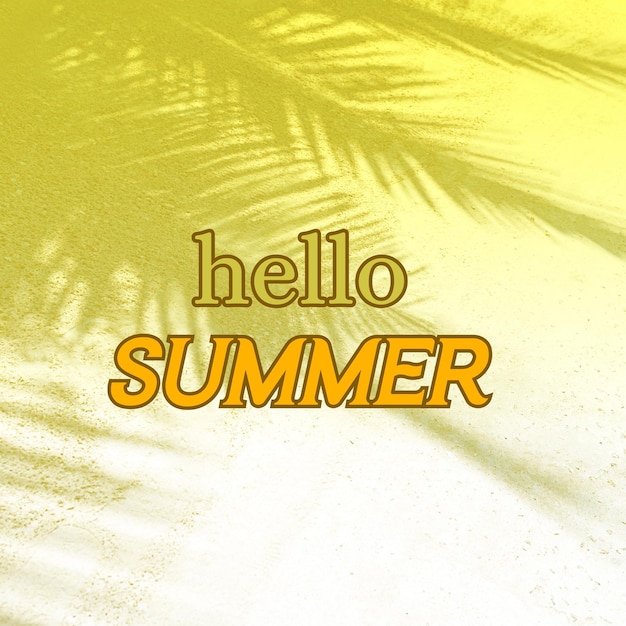 hello summer