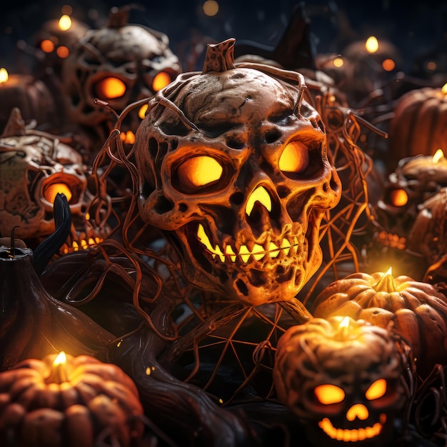 Helloween art design vector