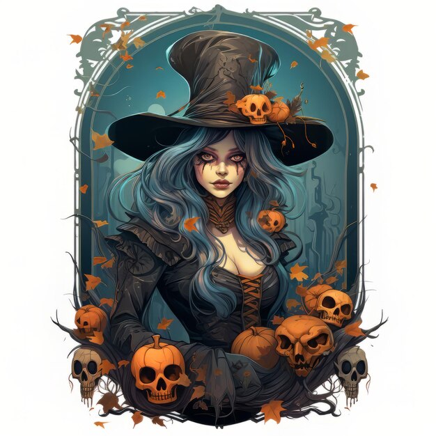 Helloween art design vector