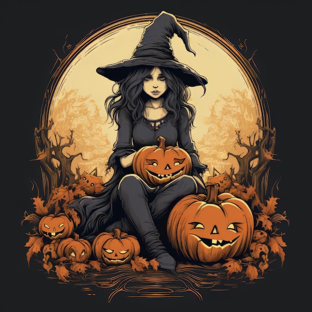 Helloween art design vector