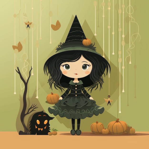 Helloween art design vector