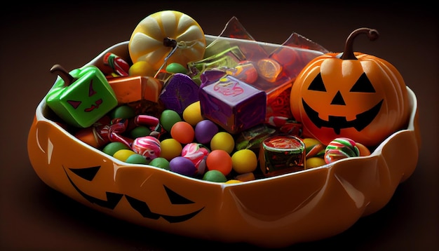 Helloween colourful candy