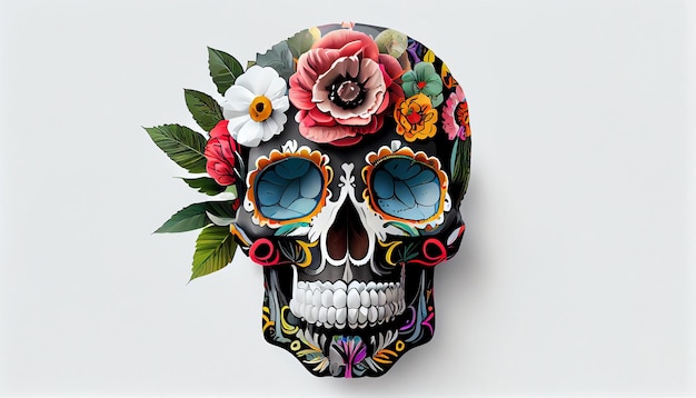 Helloween skull day of the dead