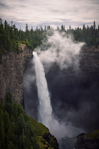 Helmcken Falls waterfall on the Murtle River