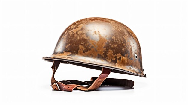 a helmet with a hole in the top and a strap that saysnoon it