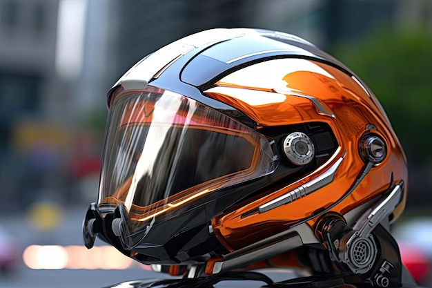 A helmet with the word motorcycle on it