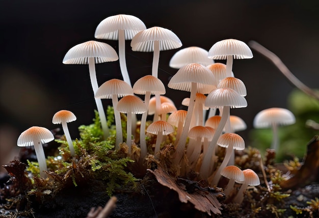 Hemimycena species mairei