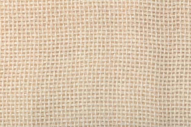 Hemp cloth texture closeup