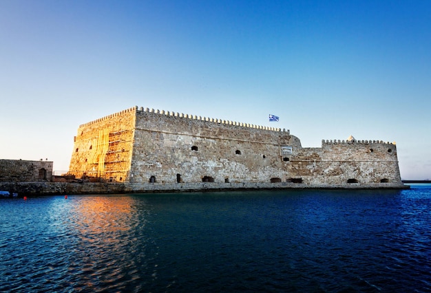 Heraklion harbour Crete Greece